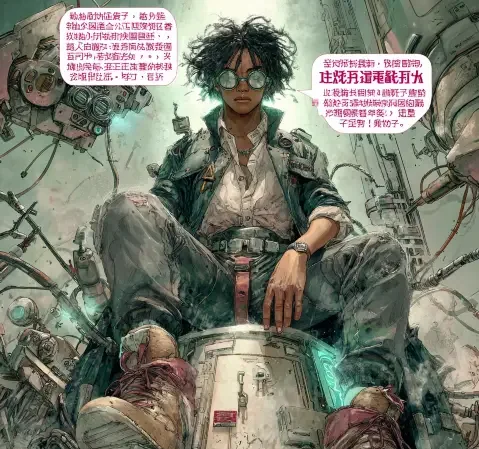悬疑题材漫画封面示意，展现迷雾与侦探元素